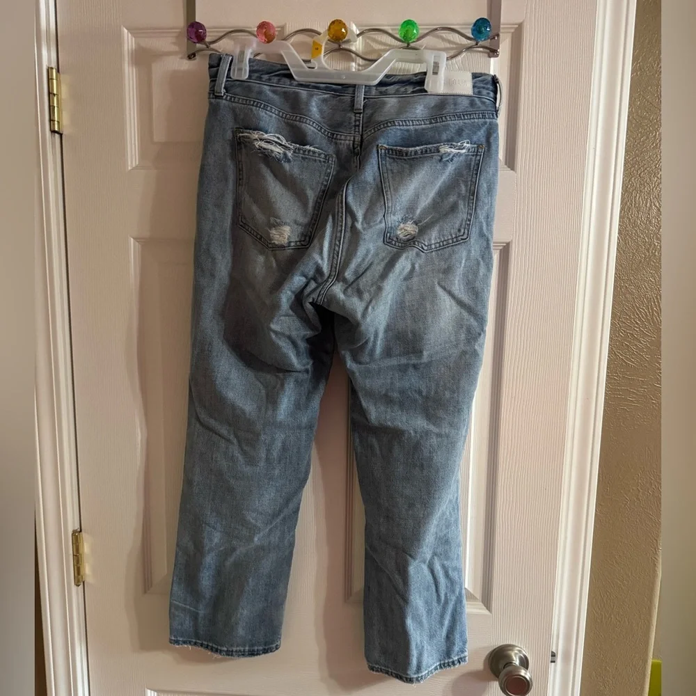 Pistola Crop Cassie Super High Rise Straight Jean - Picture 3 of 5